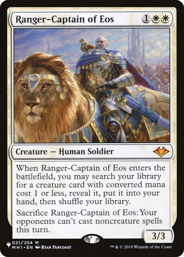 Ranger-Captain of Eos [The List] - Destination Retro