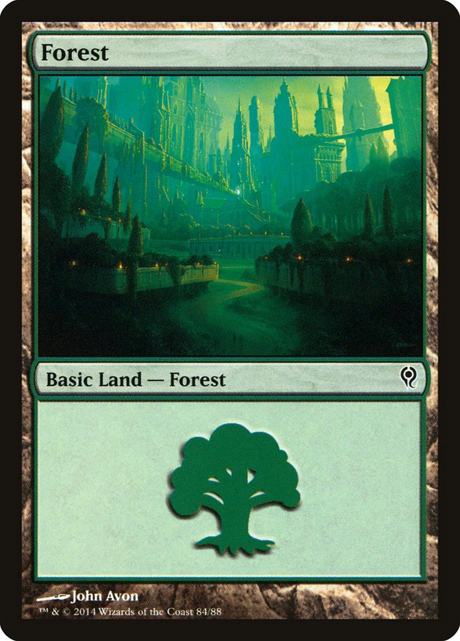 Forest (84) [Duel Decks: Jace vs. Vraska] - Destination Retro