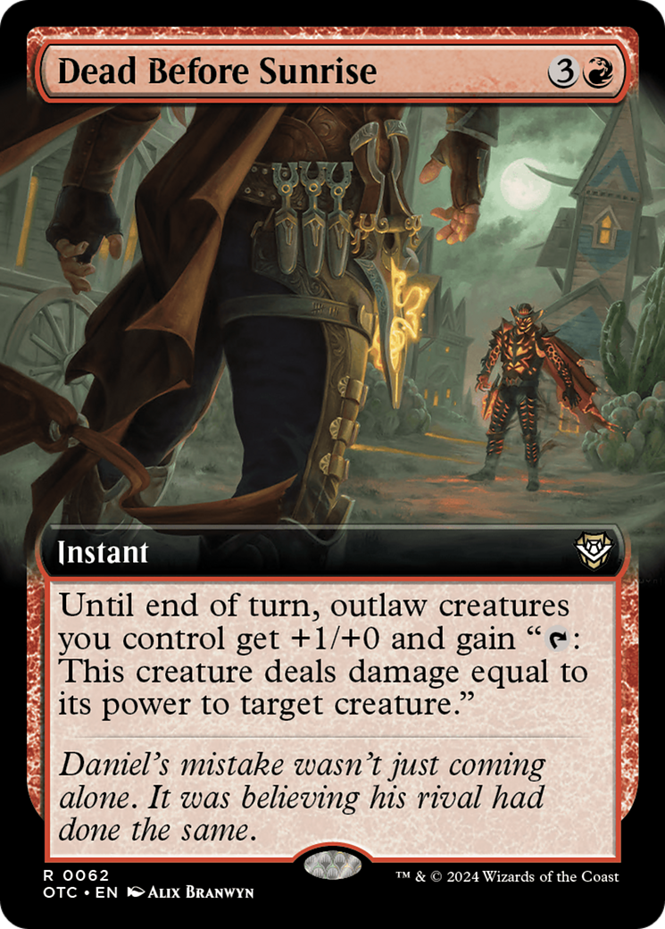 Dead Before Sunrise (Extended Art) [Outlaws of Thunder Junction Commander] - Destination Retro