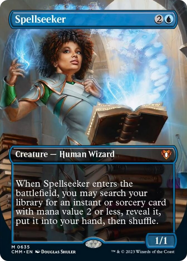 Spellseeker (Borderless Alternate Art) [Commander Masters] - Destination Retro