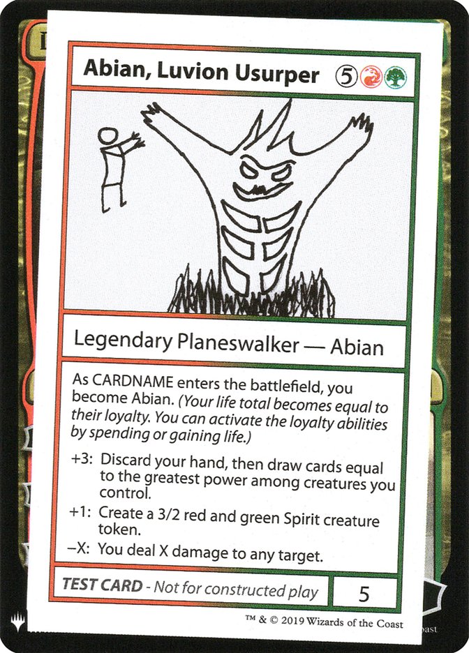 Abian, Luvion Usurper [Mystery Booster Playtest Cards]