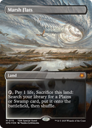 Marsh Flats (Borderless) (Dragonscale Foil) [Tarkir: Dragonstorm Special Guests] - Destination Retro