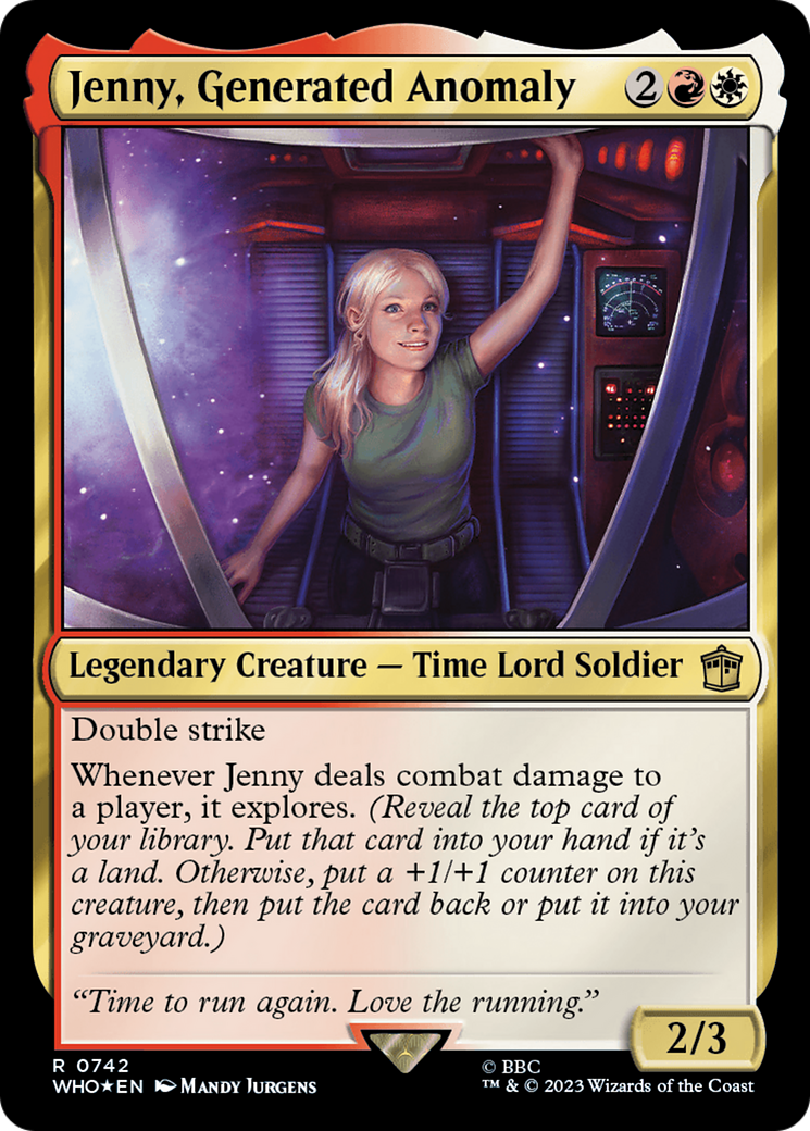 Jenny, Generated Anomaly (Surge Foil) [Doctor Who] - Destination Retro