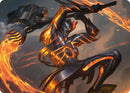 Forgehammer Centurion Art Card [Phyrexia: All Will Be One Art Series] - Destination Retro