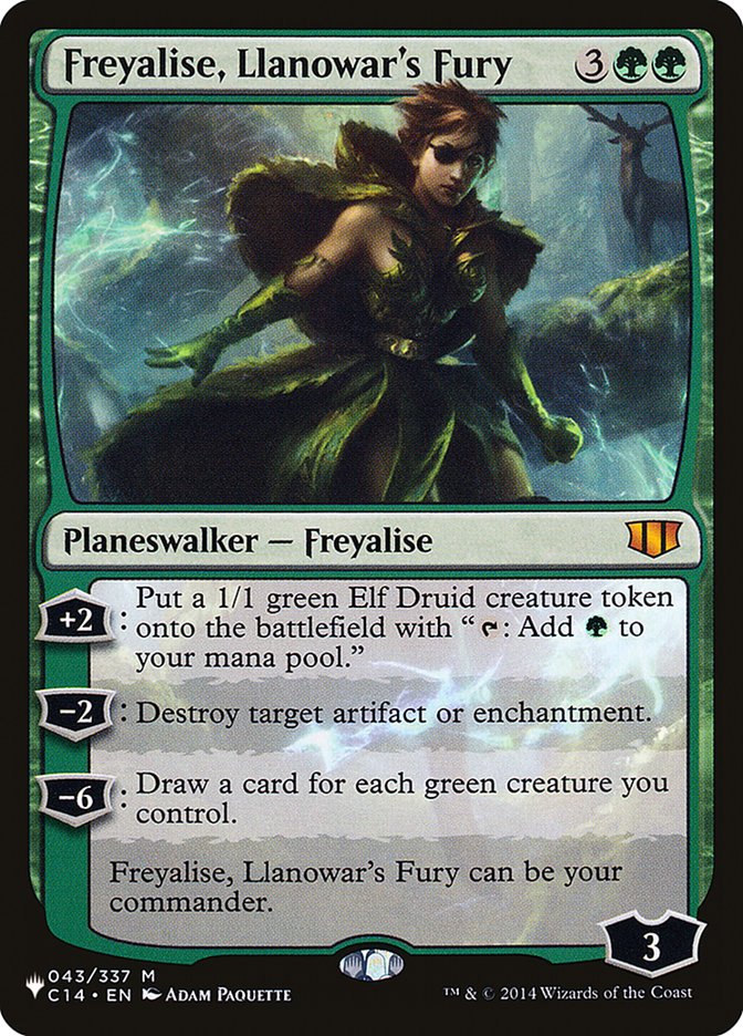 Freyalise, Llanowar's Fury [The List] - Destination Retro