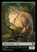 Eldrazi // Cat (0030) Double-Sided Token [Commander Masters Tokens] - Destination Retro