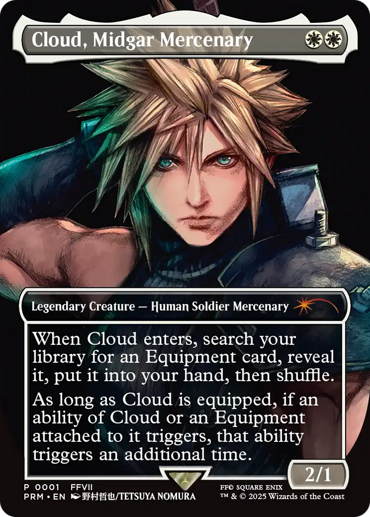 Cloud, Midgar Mercenary [Pro Tour Promos] - Destination Retro