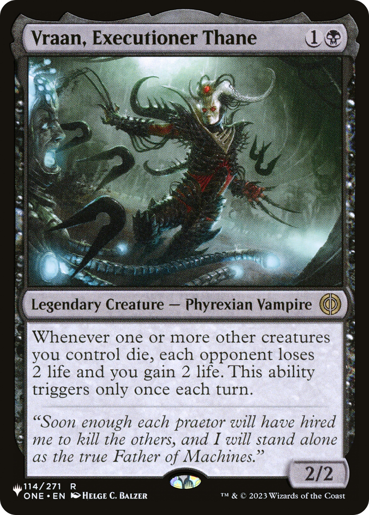 Vraan, Executioner Thane [The List] - Destination Retro