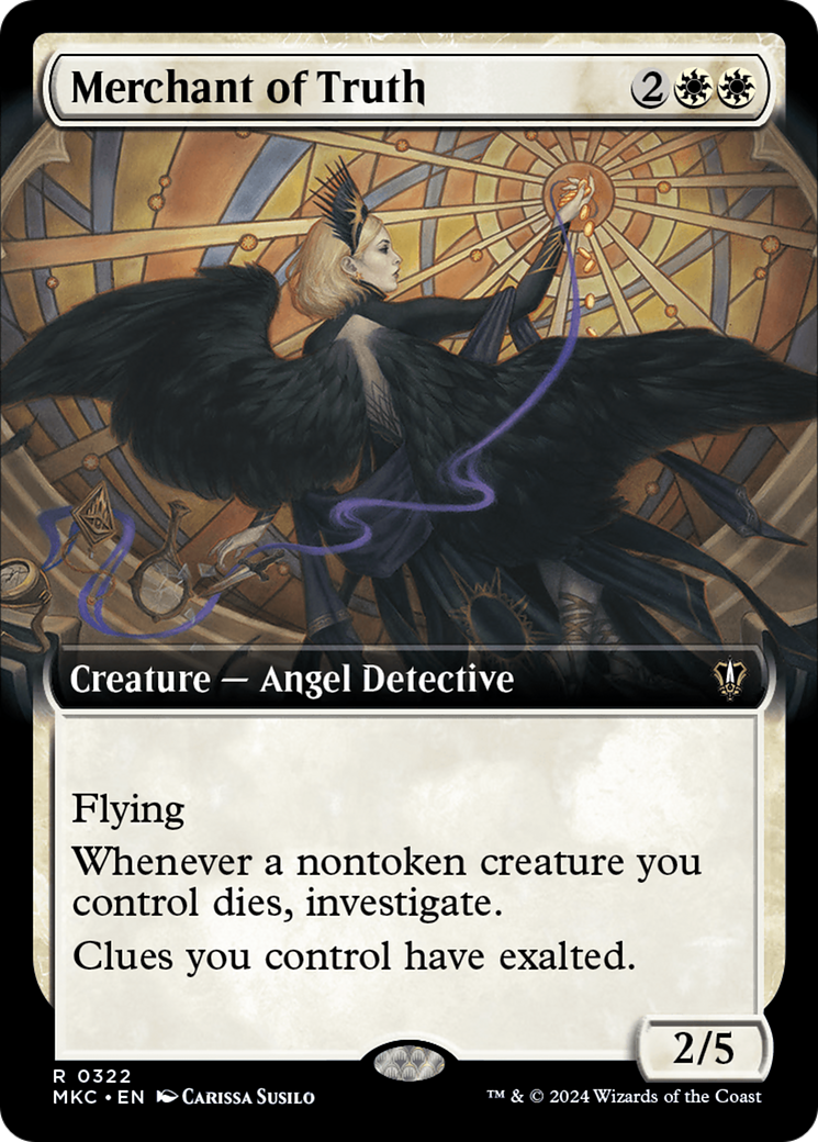 Merchant of Truth (Extended Art) [Murders at Karlov Manor Commander] - Destination Retro
