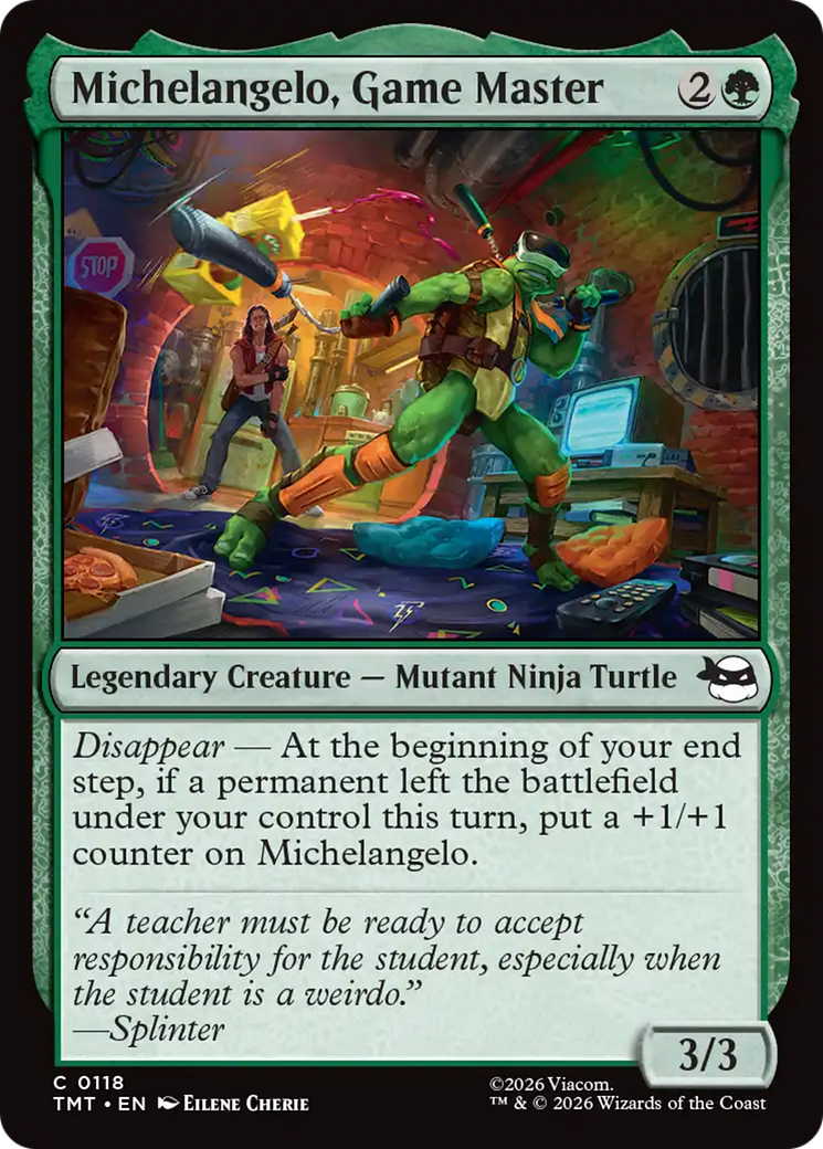 Michelangelo, Game Master [Teenage Mutant Ninja Turtles] - Destination Retro