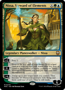 Nissa, Steward of Elements (Ripple Foil) [Modern Horizons 3 Commander] - Destination Retro