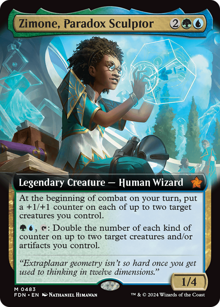Zimone, Paradox Sculptor (Extended Art) [Foundations] - Destination Retro