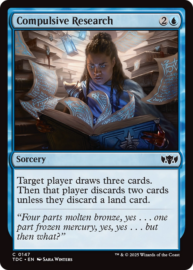 Compulsive Research [Tarkir: Dragonstorm Commander] - Destination Retro