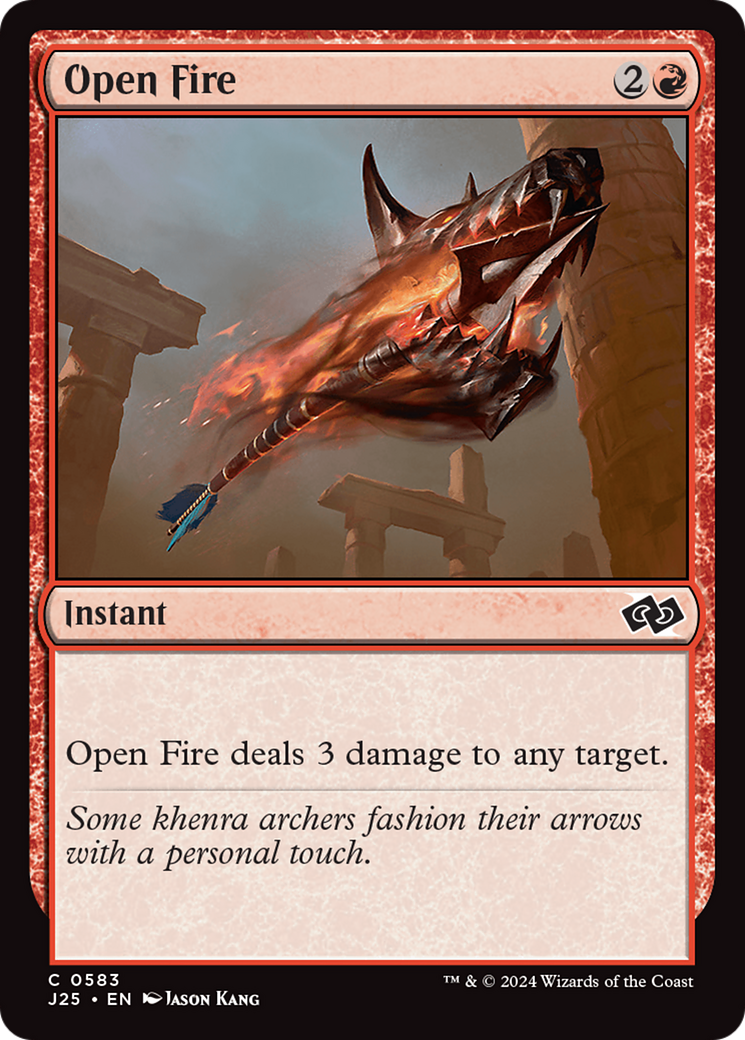 Open Fire [Foundations Jumpstart] - Destination Retro