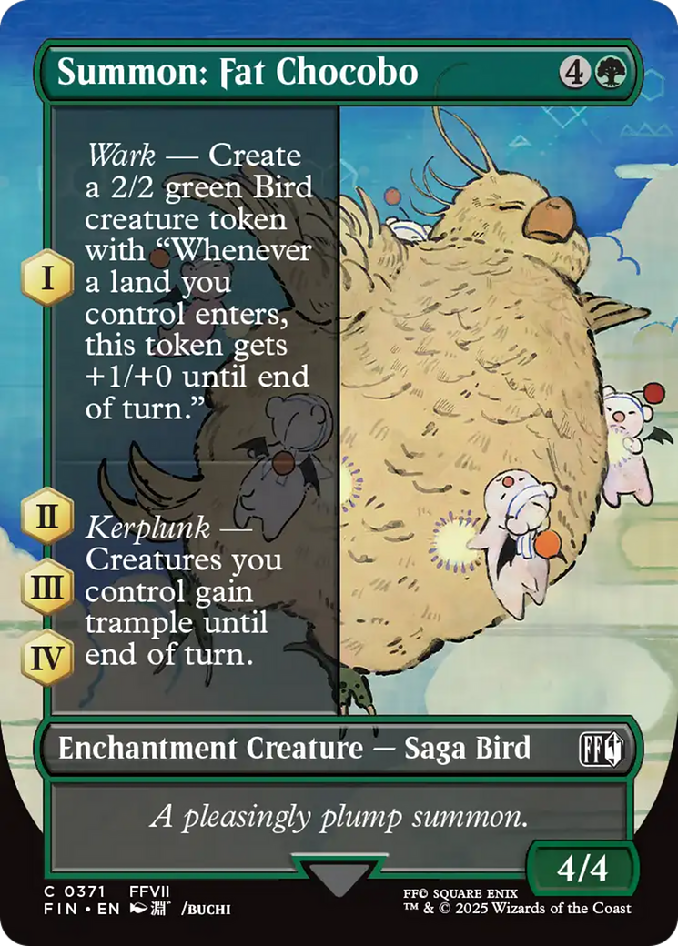 Summon: Fat Chocobo (Borderless) [FINAL FANTASY] - Destination Retro
