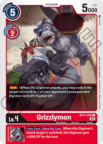 Grizzlymon [BT11-010] [Dimensional Phase] - Destination Retro