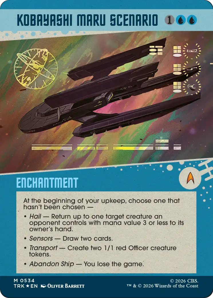 Kobayashi Maru Scenario (Showcase) (Surge Foil) [Star Trek] - Destination Retro