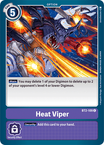 Heat Viper [BT2-109] [Release Special Booster Ver.1.0] - Destination Retro