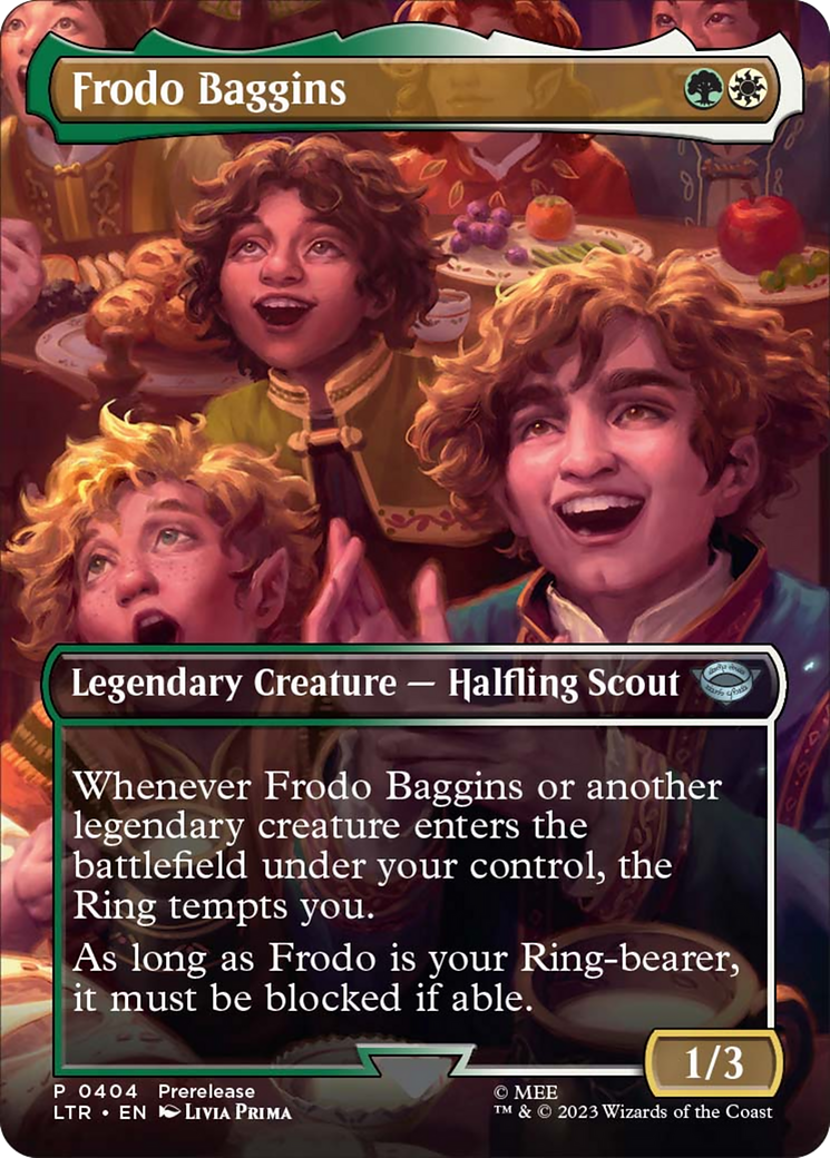 Frodo Baggins (Borderless Alternate Art) [The Lord of the Rings: Tales of Middle-Earth] - Destination Retro