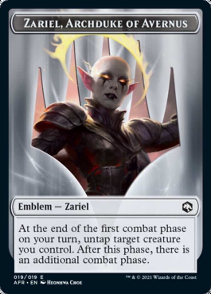 Zariel, Archduke of Avernus Emblem [Dungeons & Dragons: Adventures in the Forgotten Realms Tokens] - Destination Retro