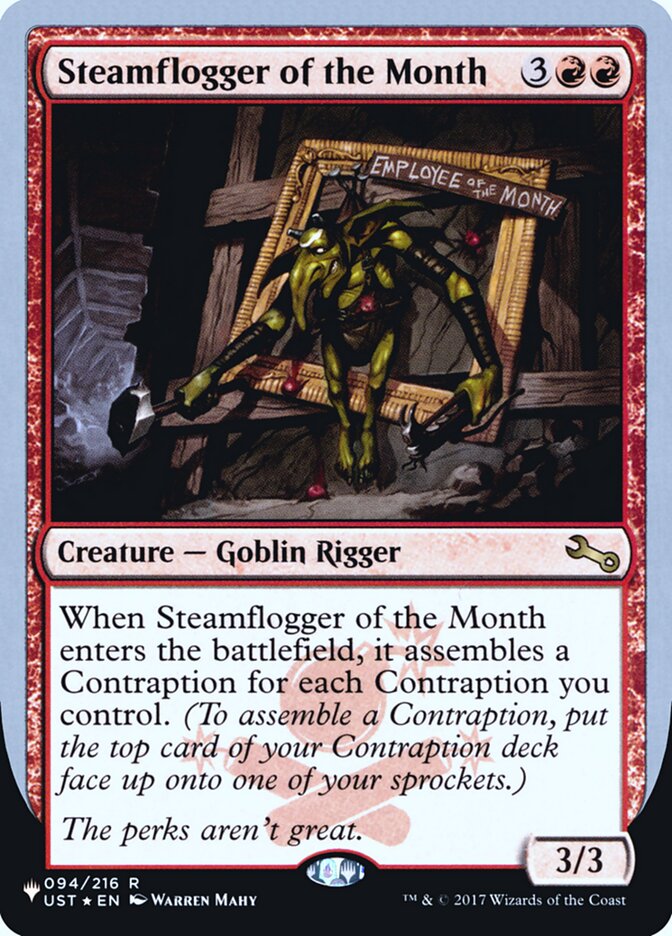 Steamflogger of the Month (Unfinity Foil Edition) [The List] - Destination Retro