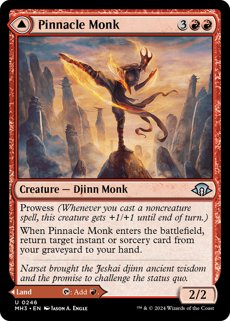 Pinnacle Monk [Modern Horizons 3] - Destination Retro