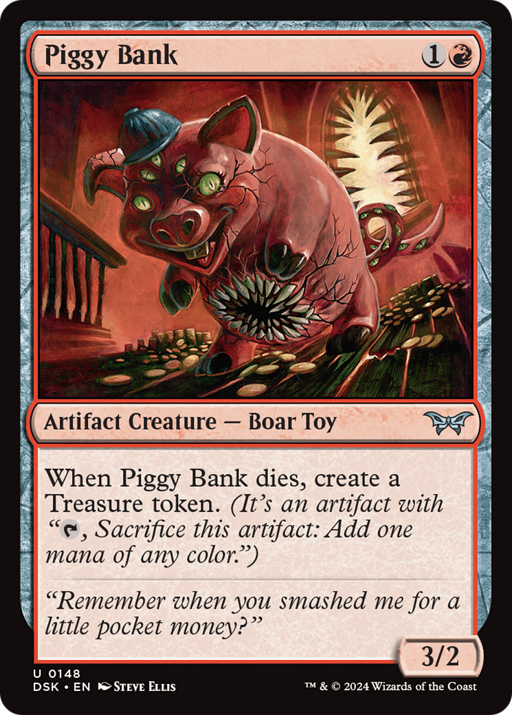 Piggy Bank [Duskmourn: House of Horror] - Destination Retro