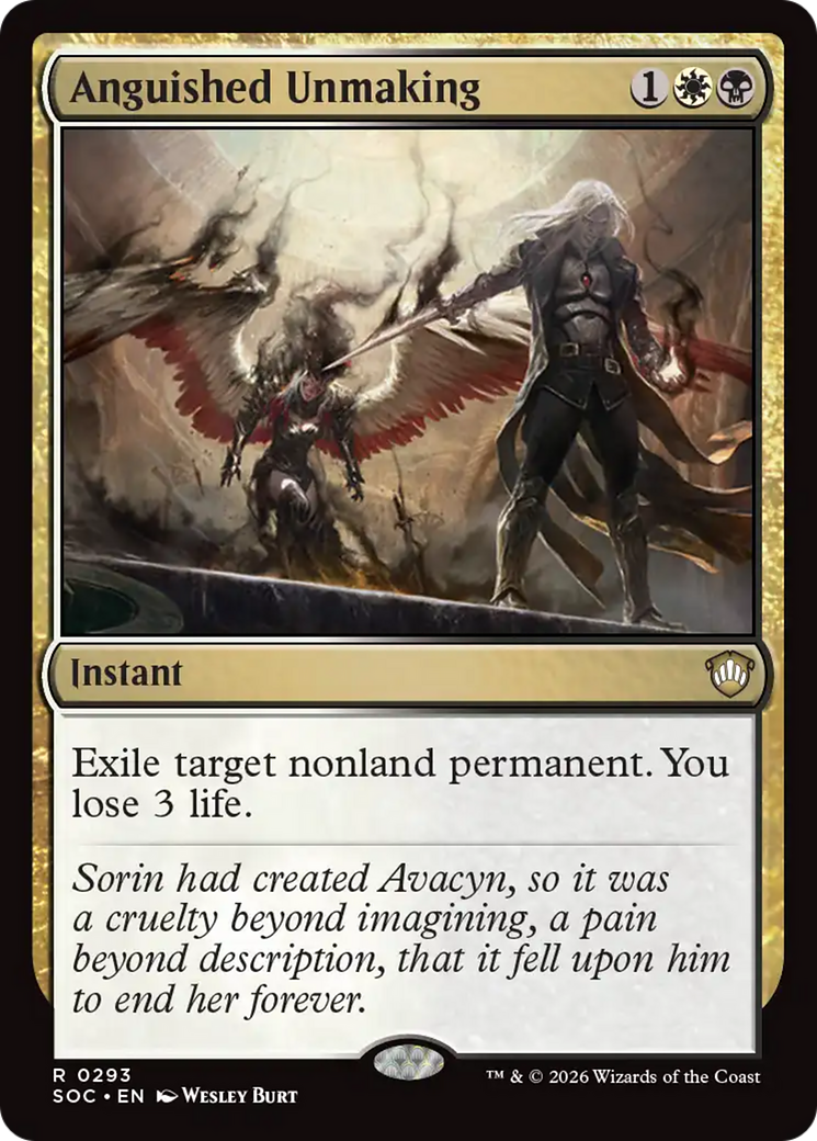 Anguished Unmaking [Secrets of Strixhaven Commander] - Destination Retro