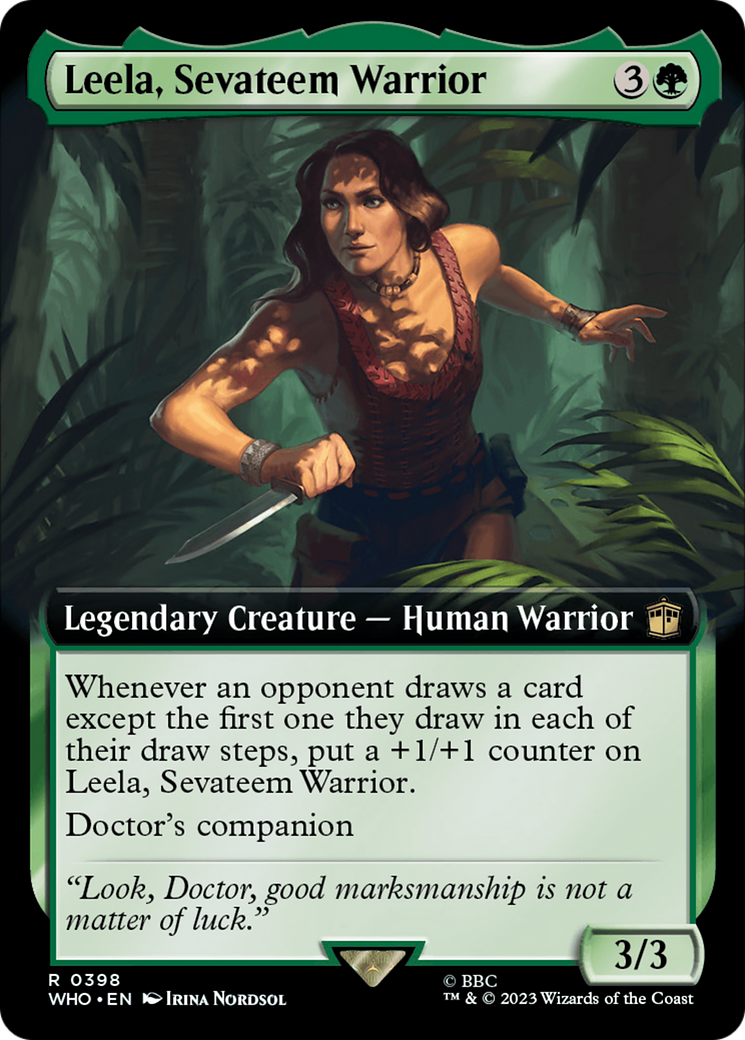 Leela, Sevateem Warrior (Extended Art) [Doctor Who] - Destination Retro