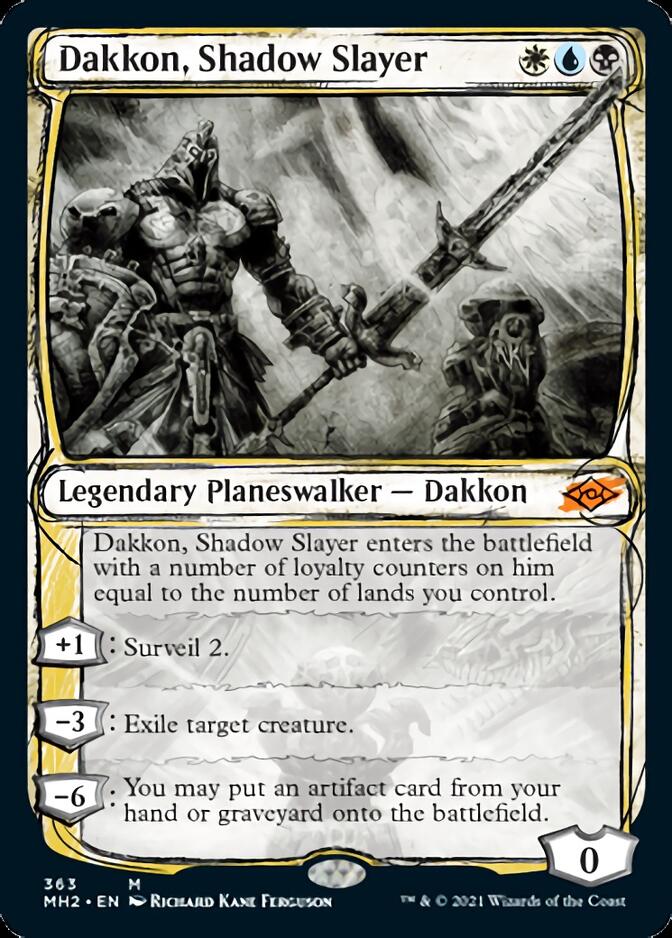 Dakkon, Shadow Slayer (Sketch) [Modern Horizons 2] - Destination Retro