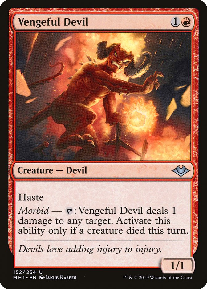 Vengeful Devil [Modern Horizons] - Destination Retro