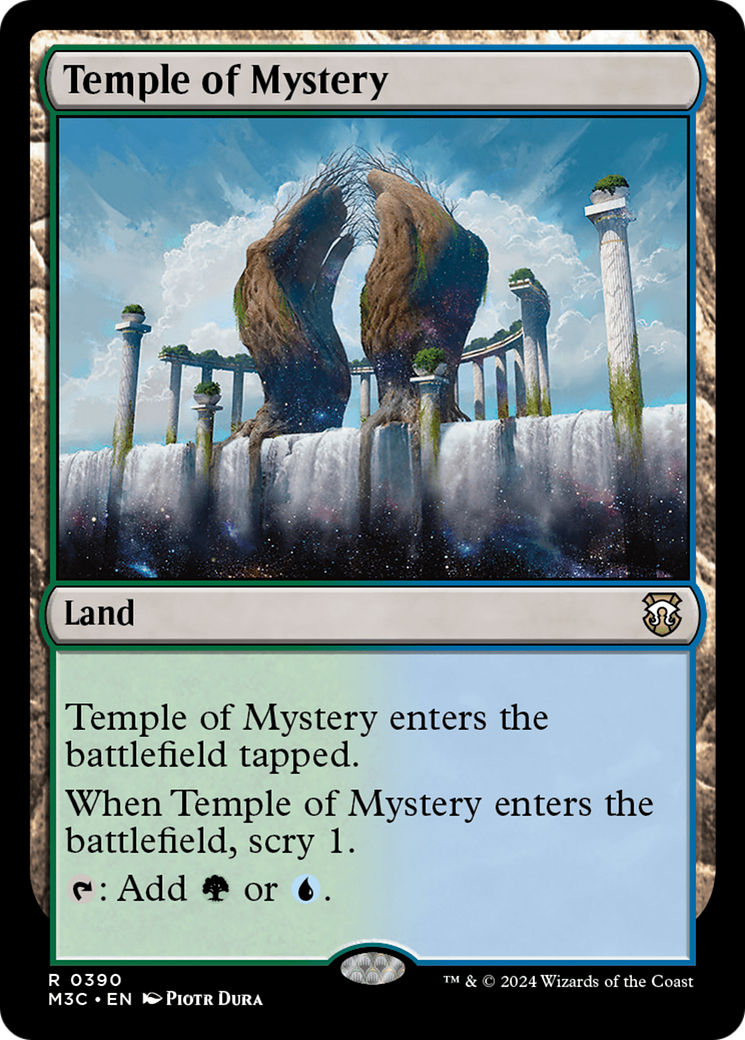 Temple of Mystery (Ripple Foil) [Modern Horizons 3 Commander] - Destination Retro