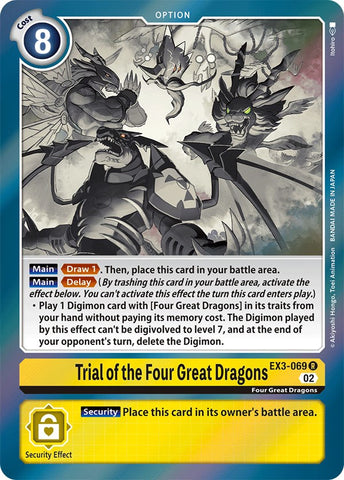 Trial of the Four Great Dragons [EX3-069] [Draconic Roar] - Destination Retro