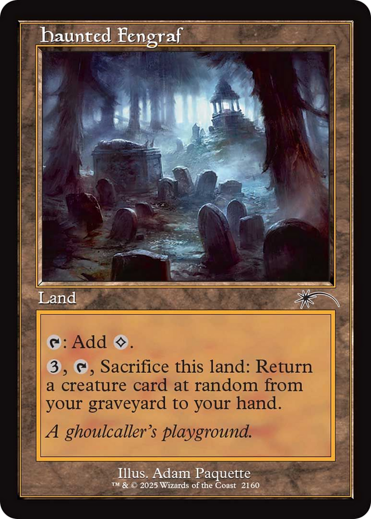 Haunted Fengraf (Retro Frame) [Secret Lair Drop Series] - Destination Retro