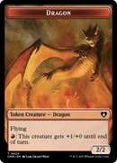 Servo // Dragon (0020) Double-Sided Token [Commander Masters Tokens] - Destination Retro