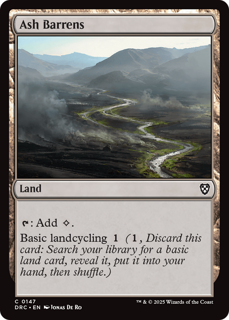 Ash Barrens [Aetherdrift Commander] - Destination Retro