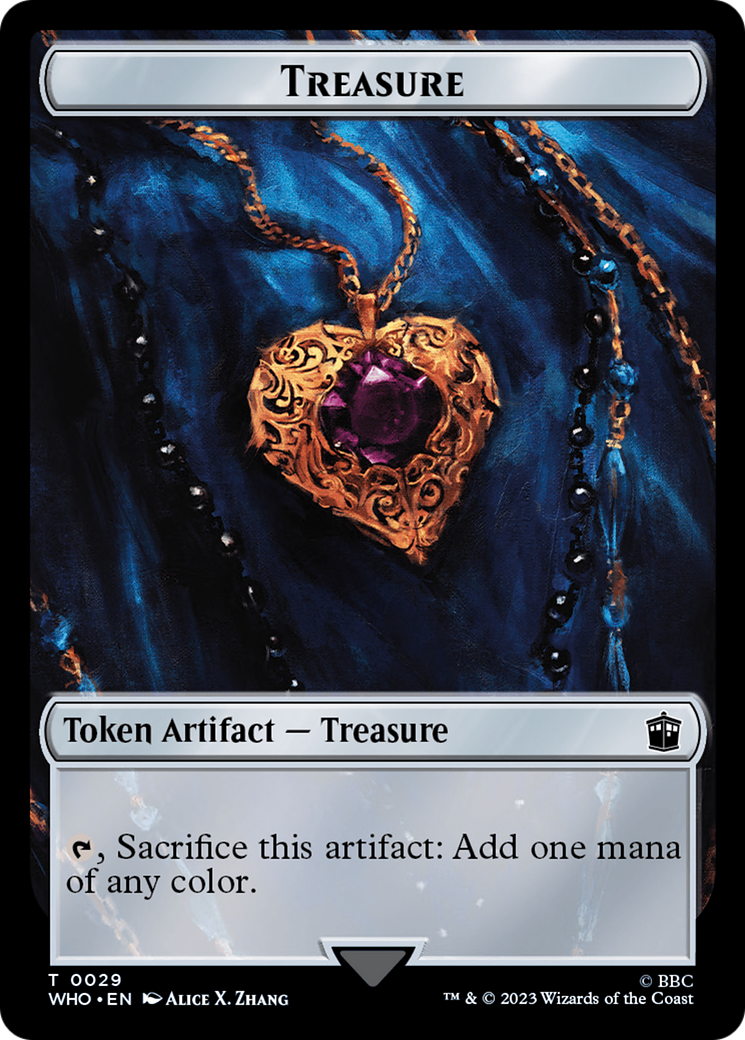 Copy // Treasure (0029) Double-Sided Token [Doctor Who Tokens] - Destination Retro