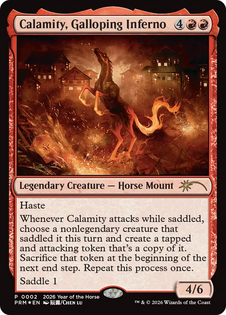 Calamity, Galloping Inferno (Year of the Horse 2026) [Standard Showdown Promos] - Destination Retro