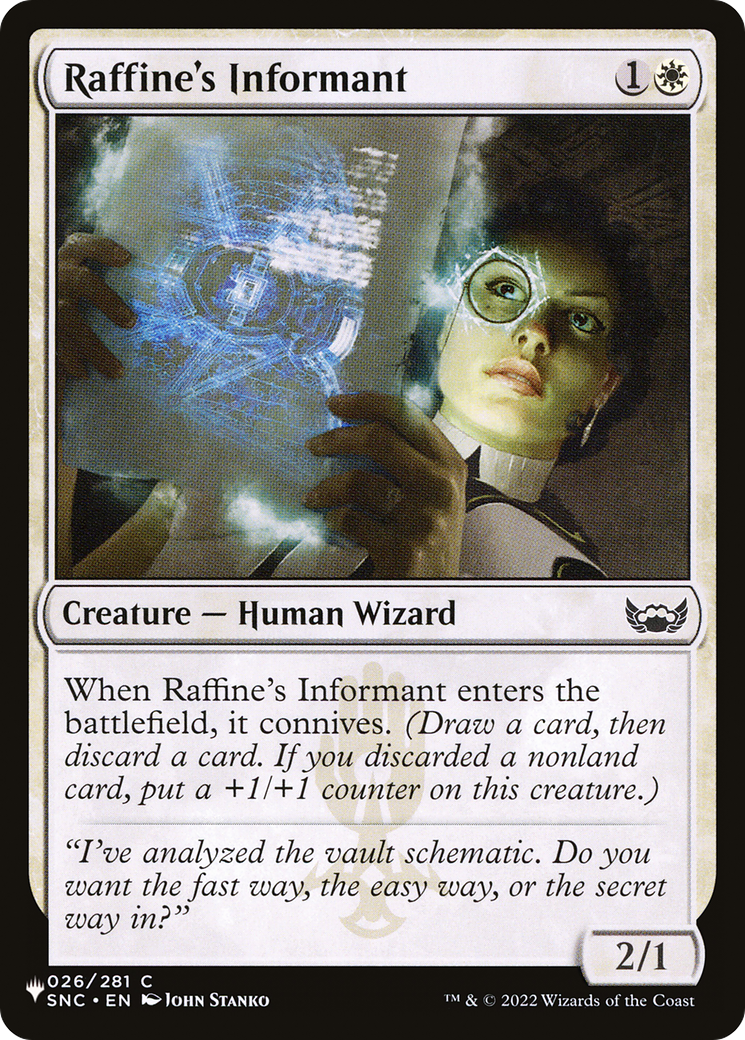 Raffine's Informant [The List] - Destination Retro