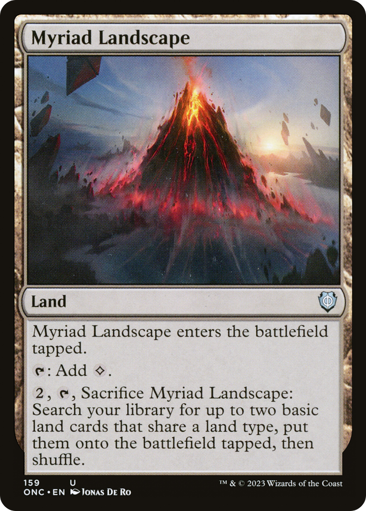 Myriad Landscape [Phyrexia: All Will Be One Commander] - Destination Retro