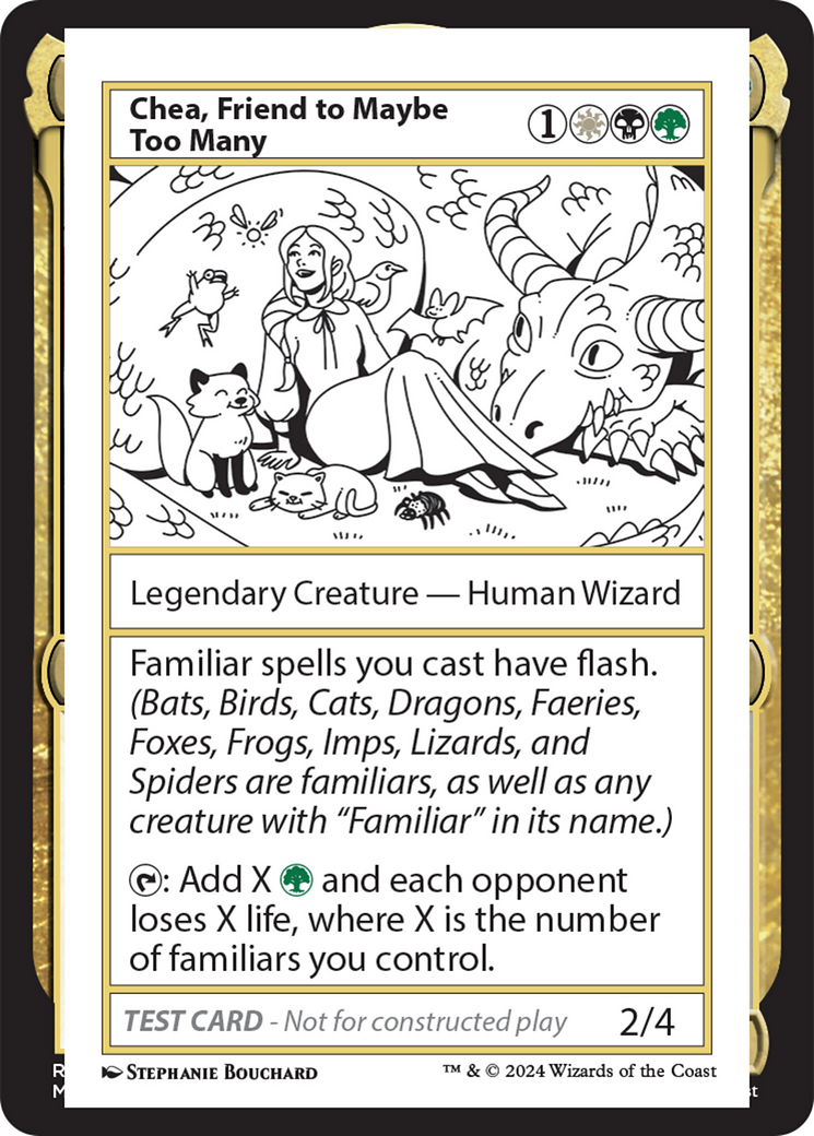 Chea, Friend to Maybe Too Many [Mystery Booster 2 Playtest Cards] - Destination Retro