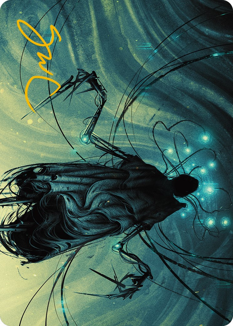 Ichor Synthesizer Art Card (Gold-Stamped Signature) [Phyrexia: All Will Be One Art Series] - Destination Retro