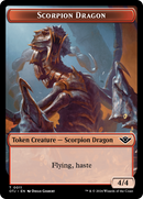 Mercenary // Scorpion Dragon Double-Sided Token [Outlaws of Thunder Junction Tokens] - Destination Retro