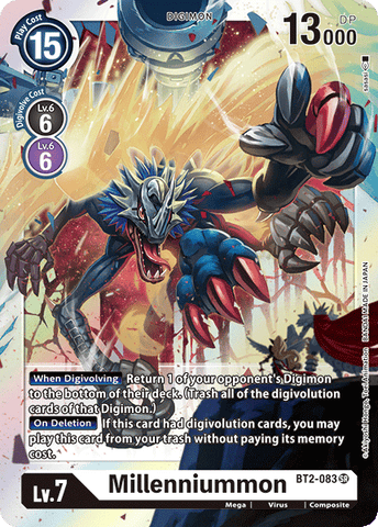 Millenniummon [BT2-083] [Release Special Booster Ver.1.0] - Destination Retro
