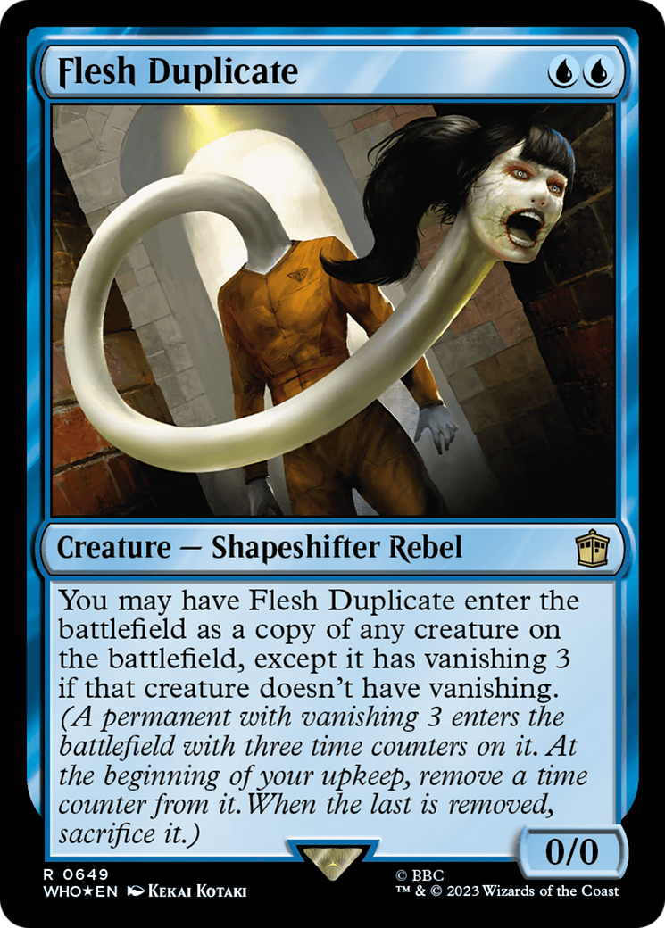 Flesh Duplicate (Surge Foil) [Doctor Who] - Destination Retro