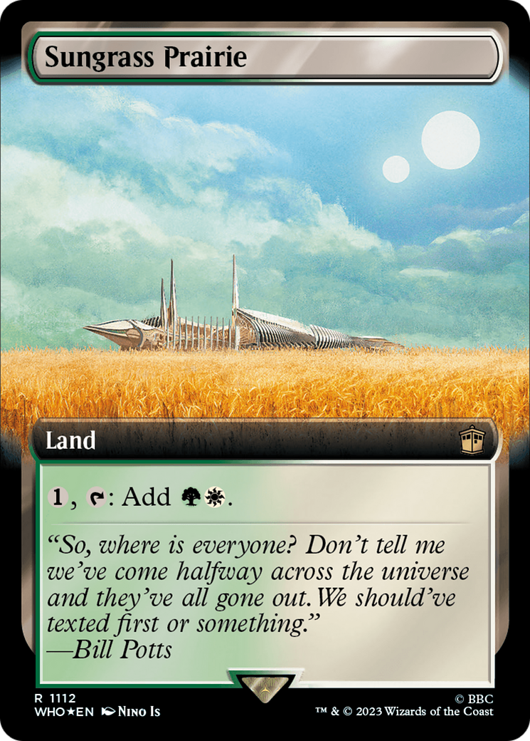 Sungrass Prairie (Extended Art) (Surge Foil) [Doctor Who] - Destination Retro