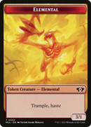 Elemental (02) // Spirit (14) Double-Sided Token [March of the Machine Tokens] - Destination Retro