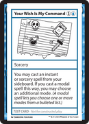 Your Wish Is My Command [Mystery Booster 2 Playtest Cards] - Destination Retro