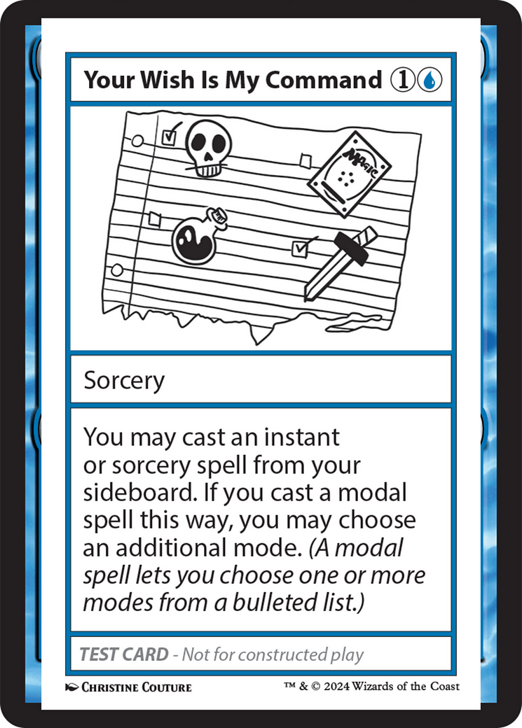 Your Wish Is My Command [Mystery Booster 2 Playtest Cards] - Destination Retro