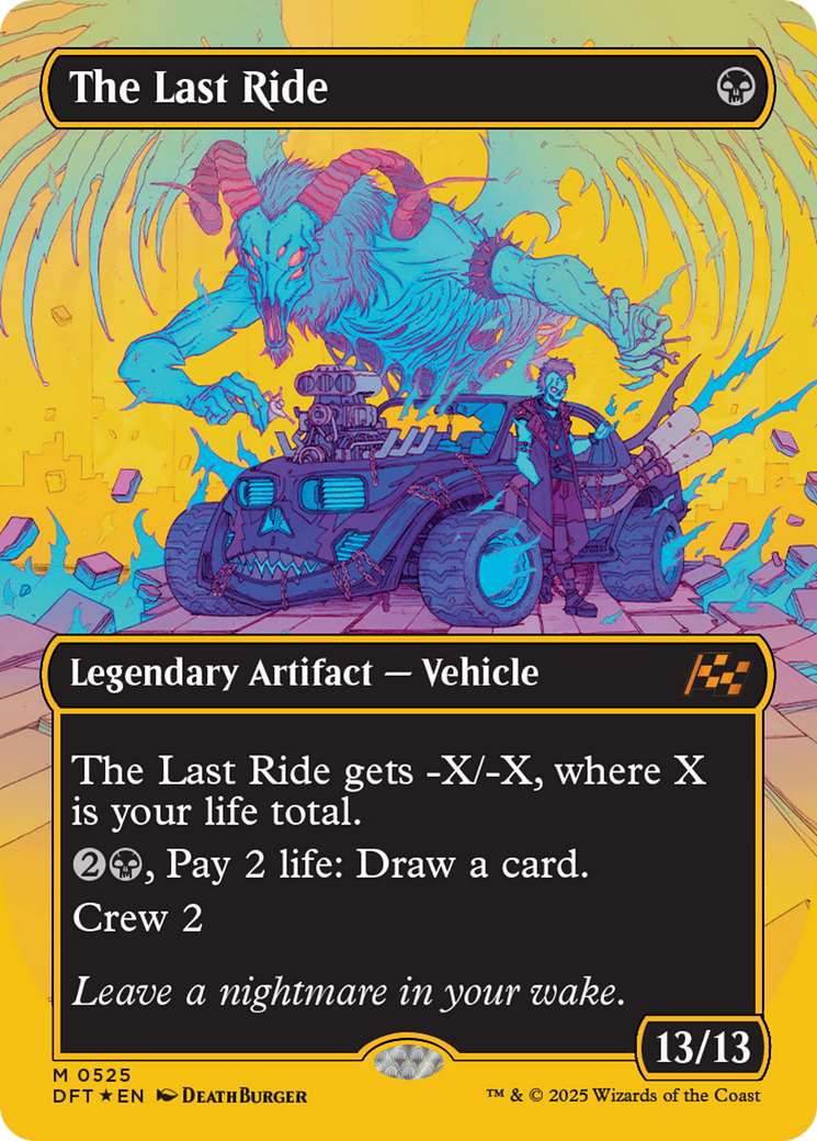 The Last Ride (Borderless) (First-Place Foil) [Aetherdrift] - Destination Retro